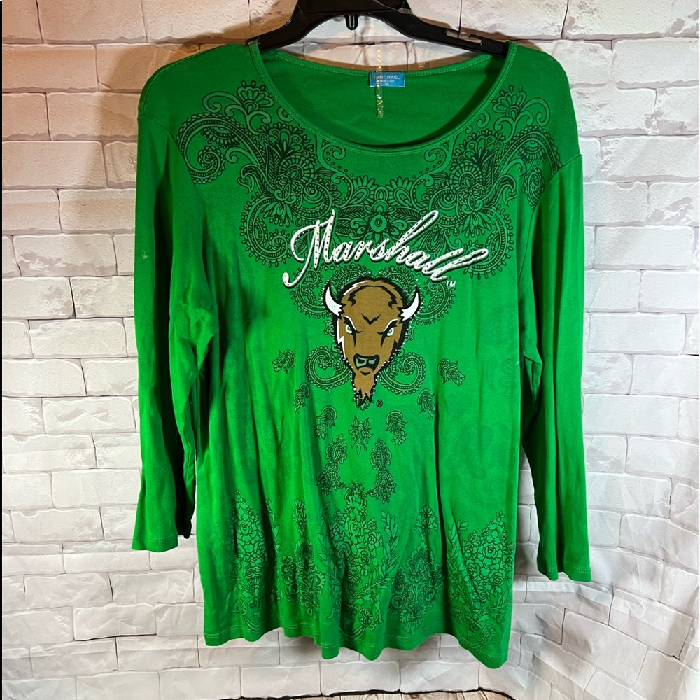 Embellished Marshall University Shirt